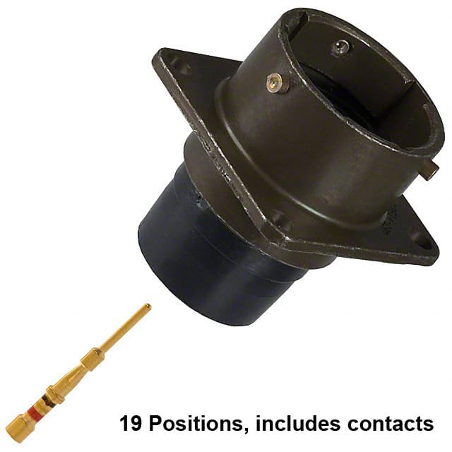 MS3122E14-19P CONN RCPT MALE 19POS GOLD CRIMP