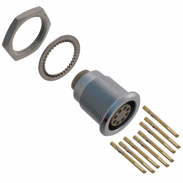 EGG.3B.308.CYM CONN RCPT FMALE 8POS GOLD CRIMP