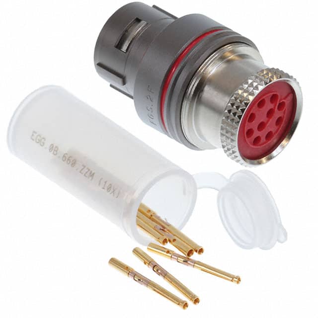 FGS.2F.310.XLM CONN PLUG FMALE 10POS GOLD CRIMP