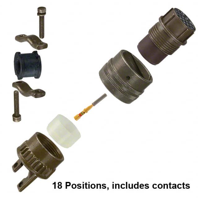 MS3126F-14-18S CONN PLUG FMALE 18POS GOLD CRIMP