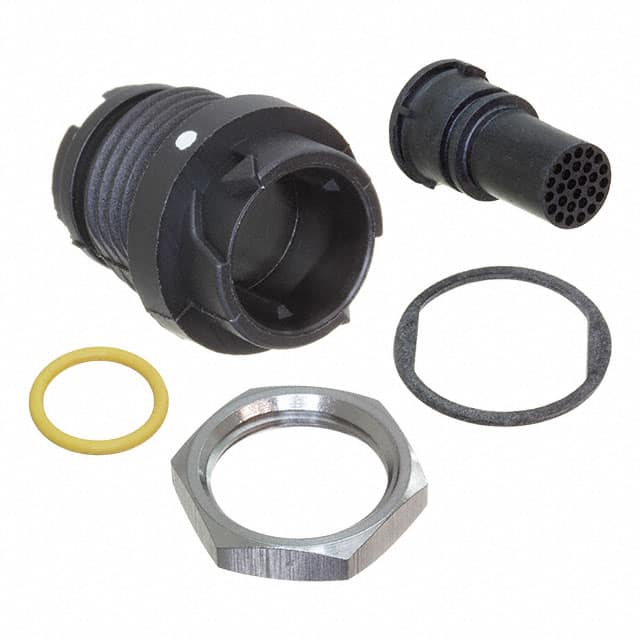 300196 CONN RCPT FMALE 27P GOLD SLD CUP