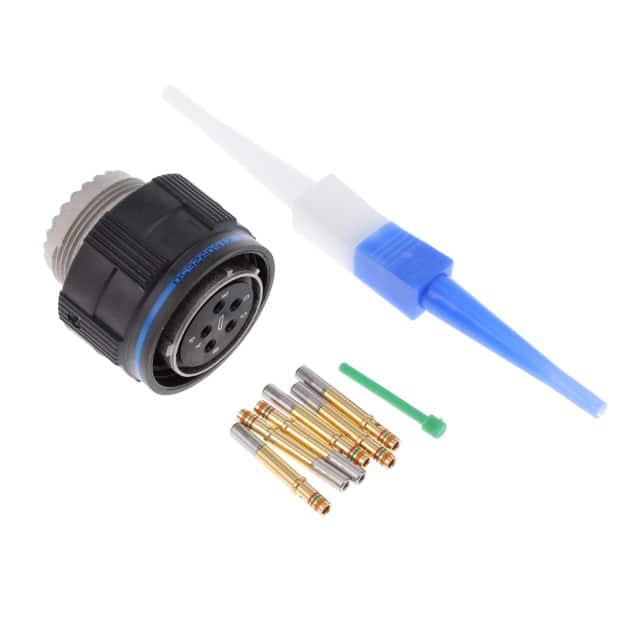 D38999/26MD5SN CONN PLUG FMALE 5POS GOLD CRIMP