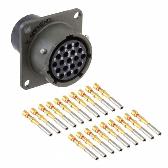 PT02SE-14-19S CONN RCPT FMALE 19POS GOLD CRIMP