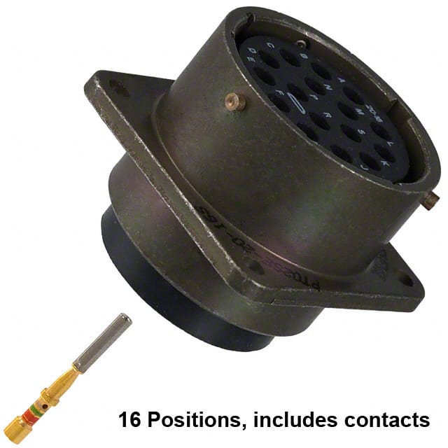 PT02SE-20-16S(025) CONN RCPT FMALE 16POS GOLD CRIMP