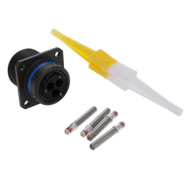 MS3452W16-10S CONN RCPT FMALE 3POS GOLD CRIMP