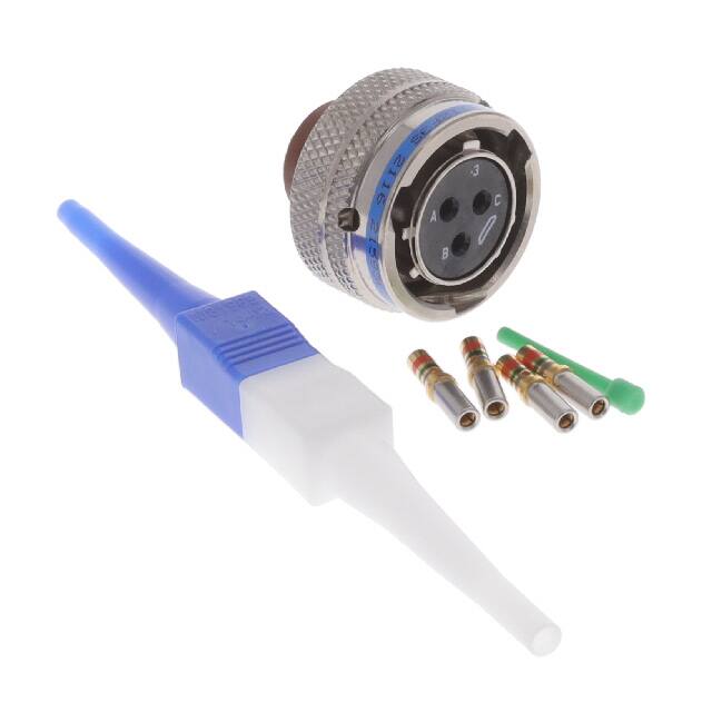 MS27473T12F3S CONN PLUG FMALE 3POS GOLD CRIMP