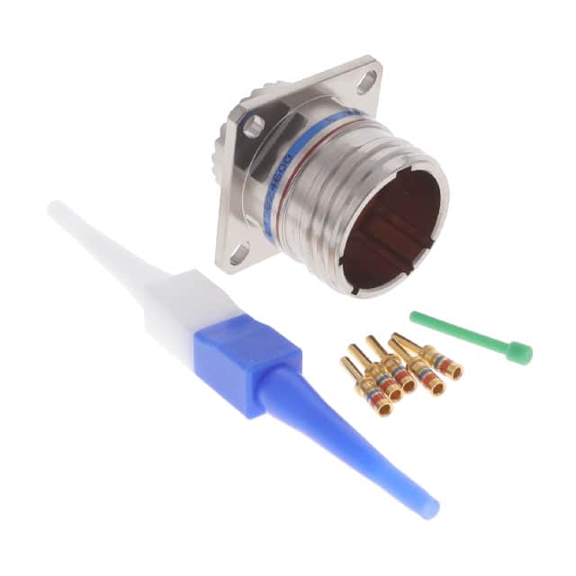 D38999/20FD5PN CONN RCPT MALE 5POS GOLD CRIMP