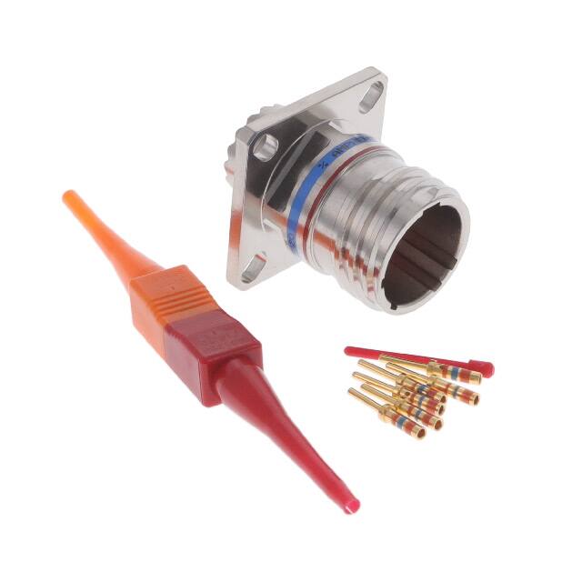 D38999/20FB5PN CONN RCPT MALE 5POS GOLD CRIMP