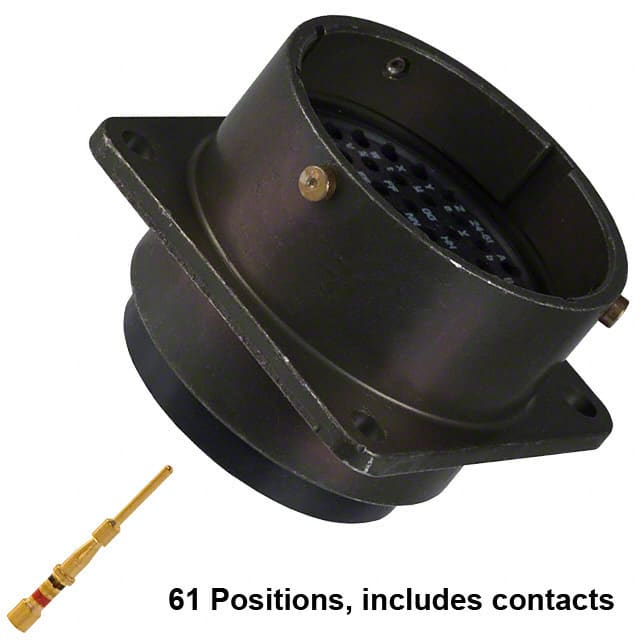 PT02SE-24-61P(025) CONN RCPT MALE 61POS GOLD CRIMP