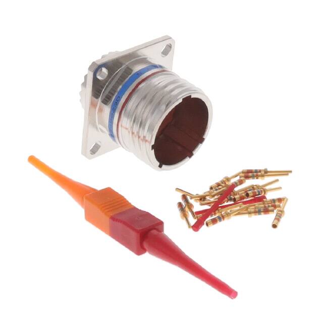 D38999/20FD18PN CONN RCPT MALE 18POS GOLD CRIMP