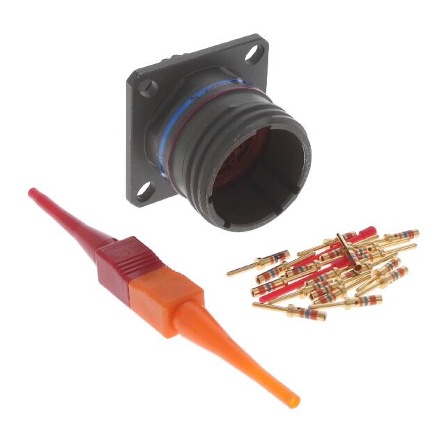 D38999/20WD18PN CONN RCPT MALE 18POS GOLD CRIMP