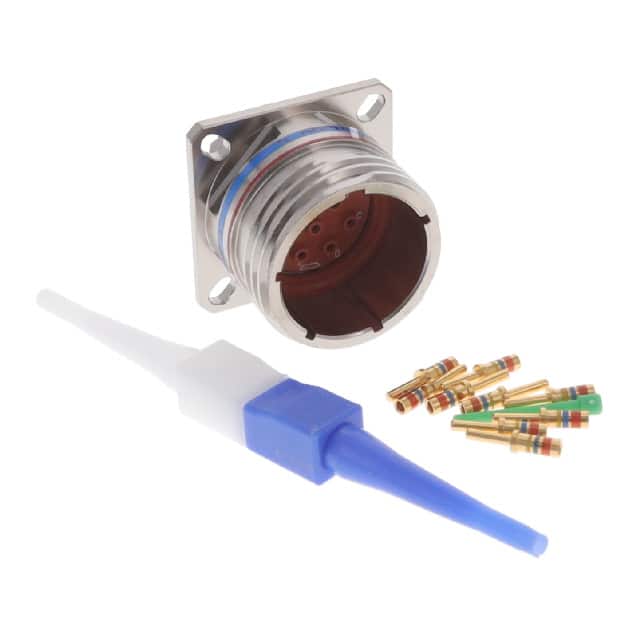 D38999/20FE8PN CONN RCPT MALE 8POS GOLD CRIMP