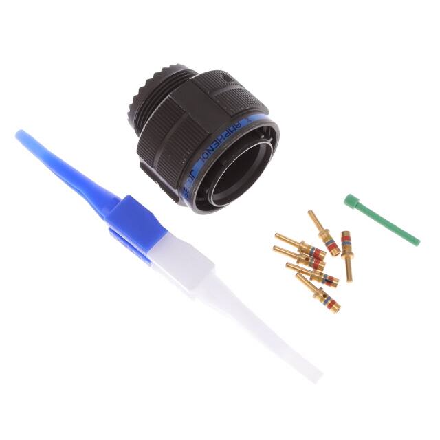 D38999/26WD5PN CONN PLUG MALE 5POS GOLD CRIMP