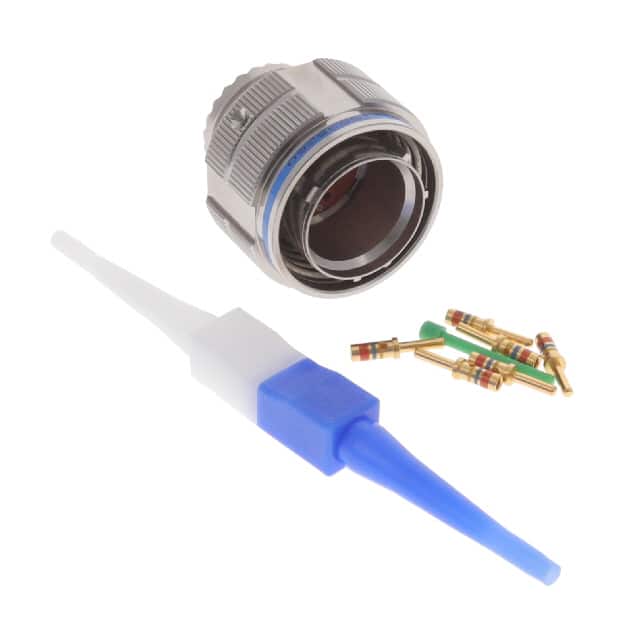 D38999/26FD5PN CONN PLUG MALE 5POS GOLD CRIMP