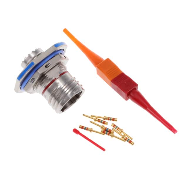 D38999/24FB98PN CONN RCPT MALE 6POS GOLD CRIMP