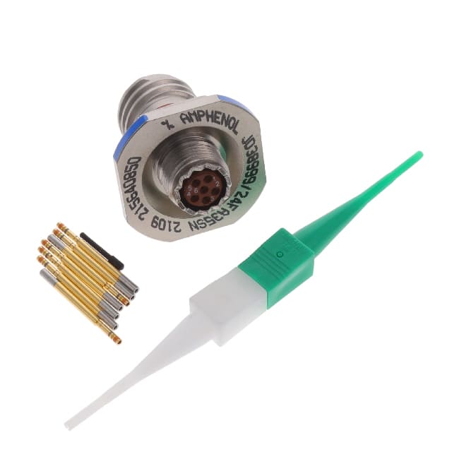 D38999/24FA35SN CONN RCPT FMALE 6POS GOLD CRIMP