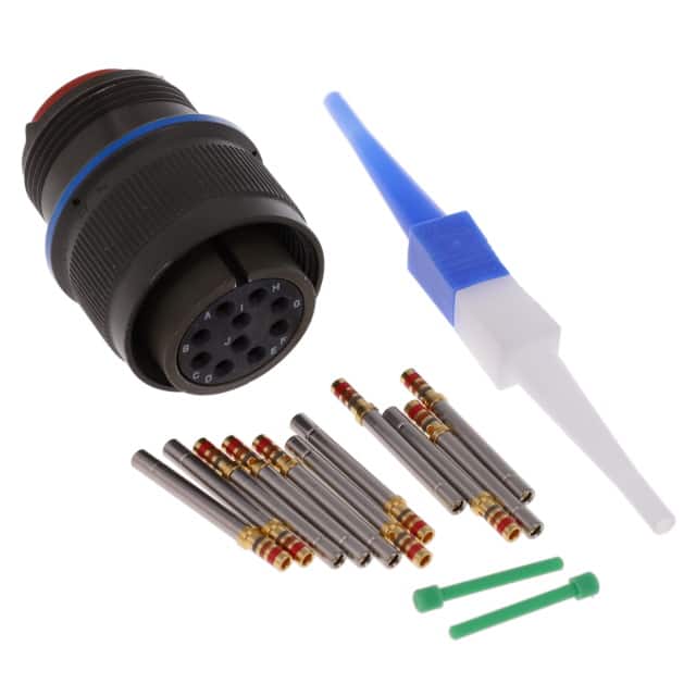 MS3456W18-1S CONN PLUG FMALE 10POS GOLD CRIMP