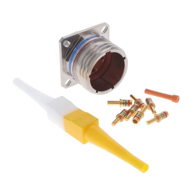 D38999/20FE6PN CONN RCPT MALE 6POS GOLD CRIMP