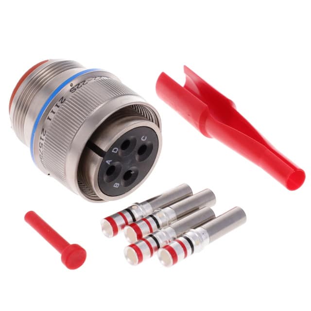 MS3456L22-22S CONN PLUG FMALE 4POS GOLD CRIMP