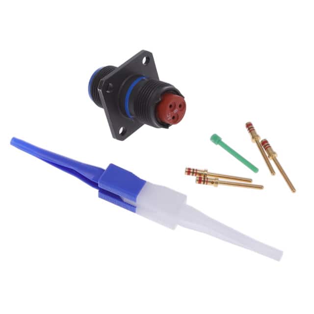 MS3450W10SL-3P CONN RCPT MALE 3POS GOLD CRIMP