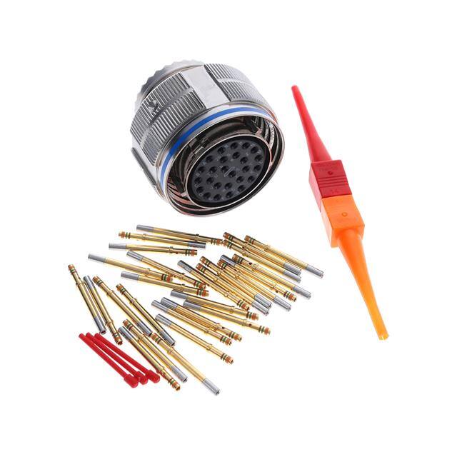 D38999/26FE26SN CONN PLUG FMALE 26POS GOLD CRIMP