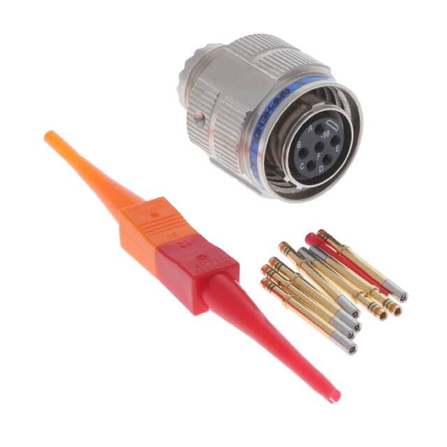 D38999/26SB98SN CONN PLUG FMALE 6POS GOLD CRIMP
