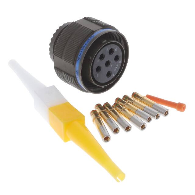 D38999/26WE6SA CONN PLUG FMALE 6POS GOLD CRIMP