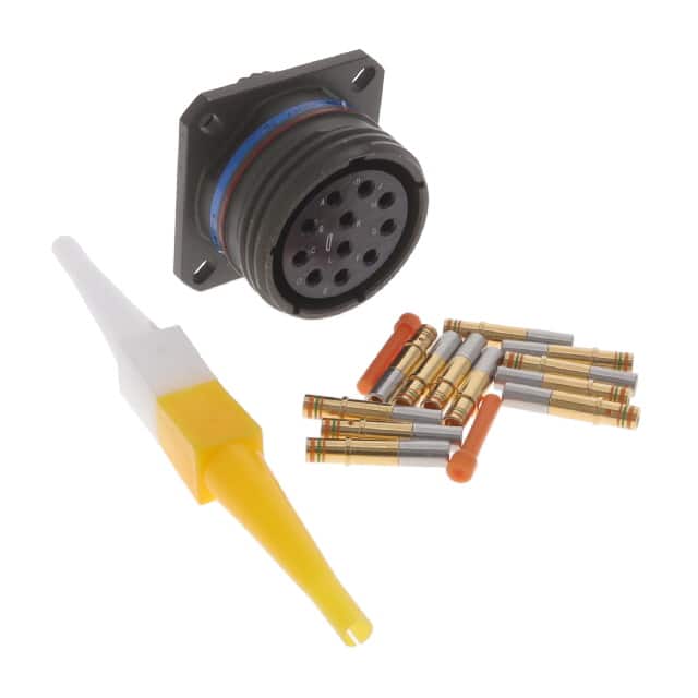 D38999/20WG11SN CONN RCPT FMALE 11POS GOLD CRIMP