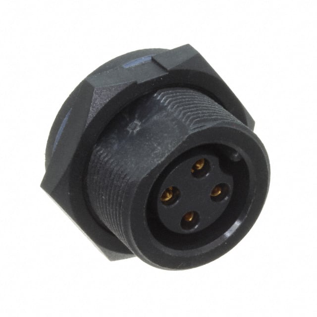 ACB-04PMFS-SC7001 CONN RCPT FMALE 4P GOLD SLDR CUP