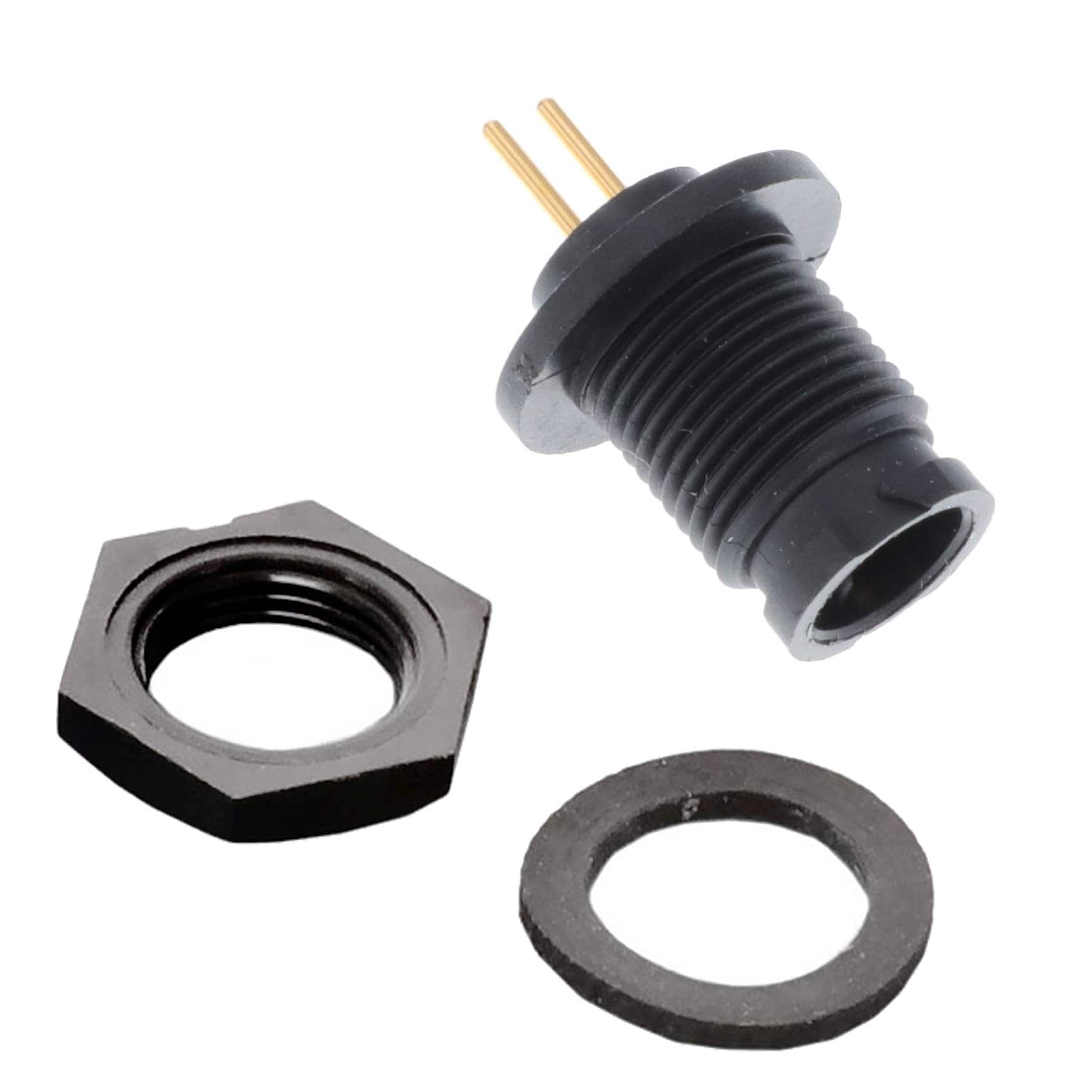 W17292-2PG-P-300 CONN RCPT MALE 2POS GOLD SOLDER