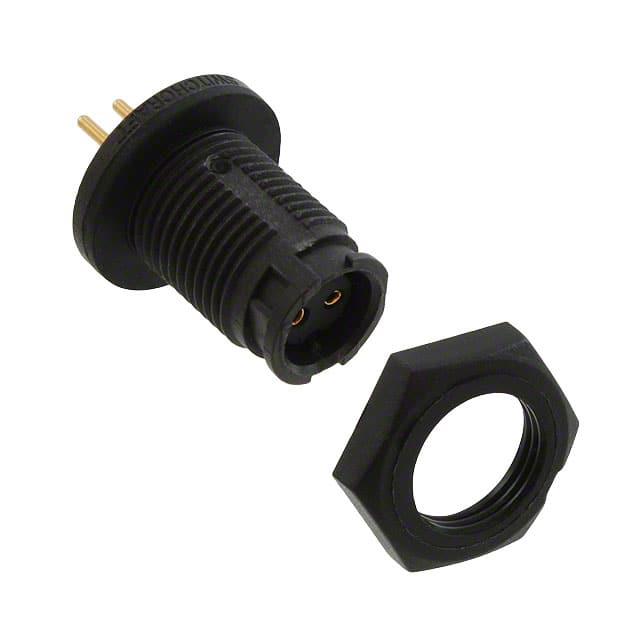 EN2P2F20P CONN RCPT FMALE 2POS GOLD SOLDER