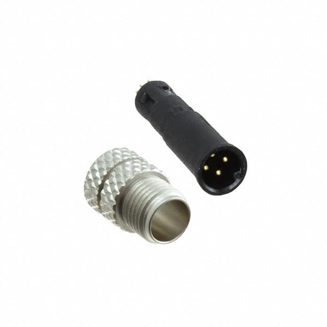 850-004-103RLU4 CONN RCPT MALE 4P GOLD SLDR CUP