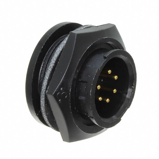 4281-6PG-3ES CONN RCPT MALE 6POS GOLD SOLDER