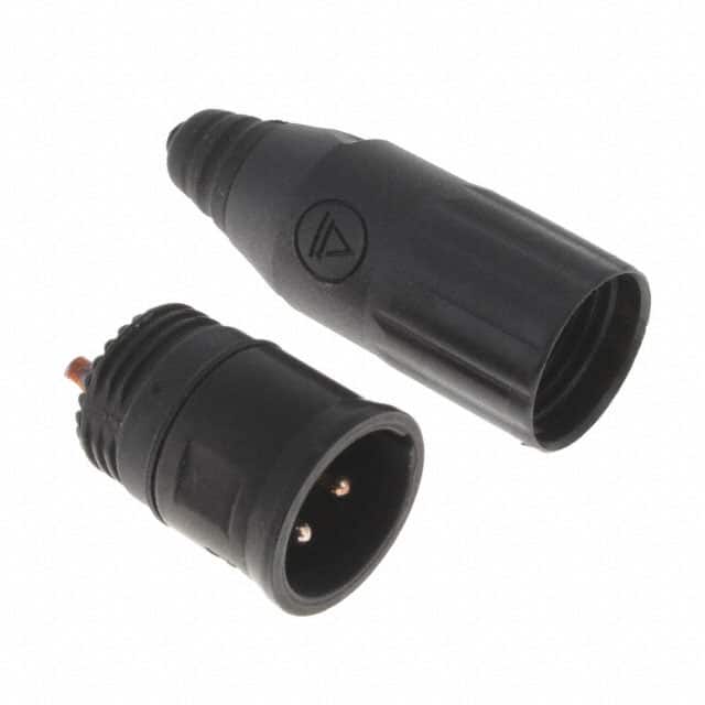 AAA3MPBZH CONN RCPT MALE XLR 3P SOLDER CUP