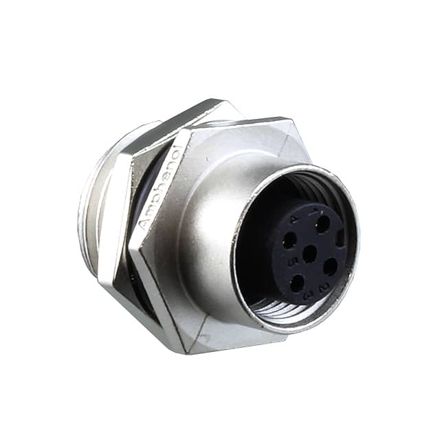 M12A-03PFFS-SH8002 CONN RCPT FMALE 3P GOLD SLDR CUP
