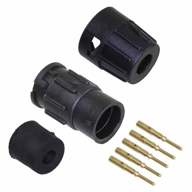 8380-5PG-315 CONN RCPT MALE 5POS GOLD CRIMP