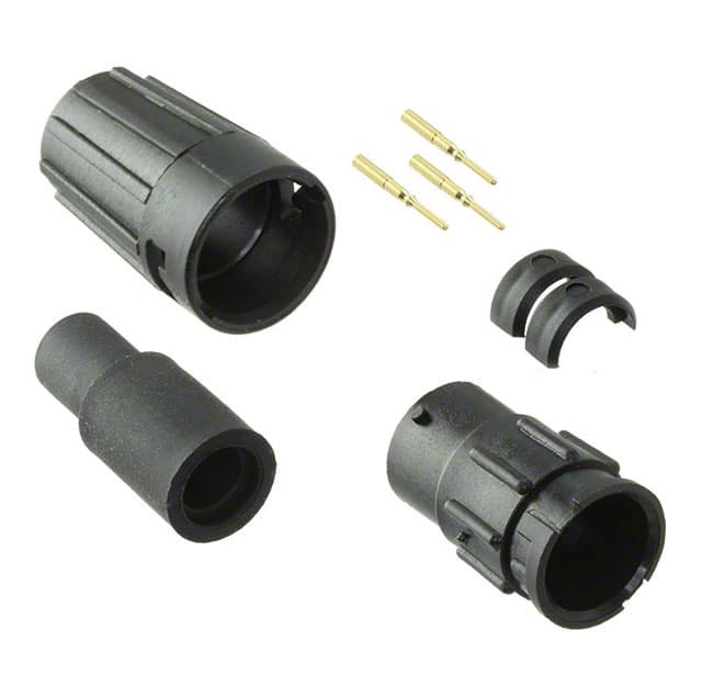 8380-3PG-522 CONN RCPT MALE 3POS GOLD CRIMP