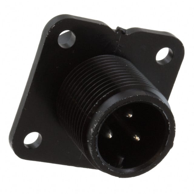 CXS3102A10SL3P CONN RCPT MALE 3P SILV SLDR CUP