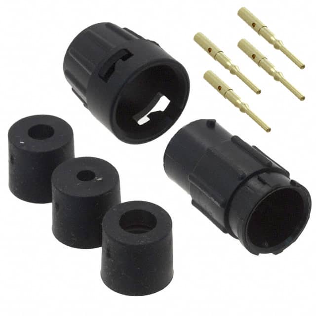 8280-4PG-3DC CONN RCPT MALE 4POS GOLD CRIMP