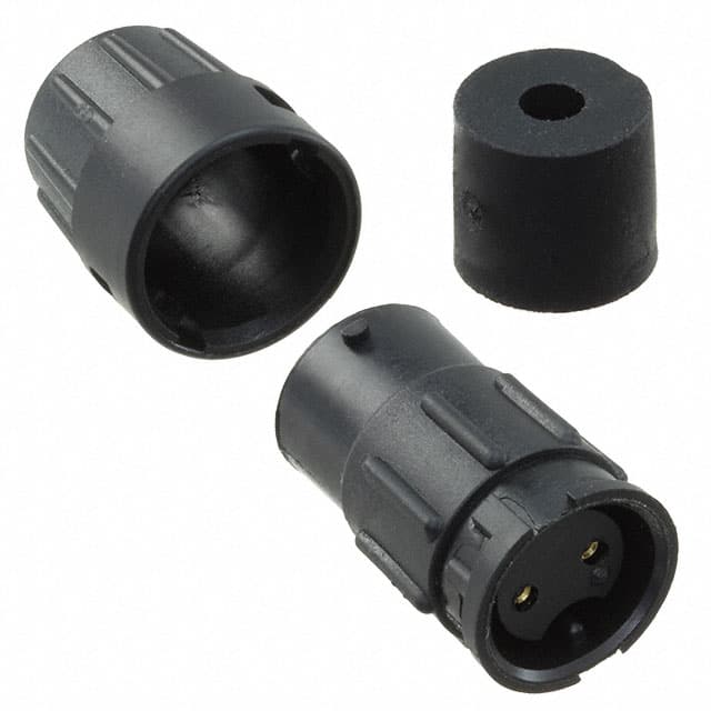 8282-2SG-315 CONN RCPT FMALE 2P GOLD SLDR CUP