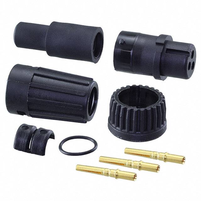 6380-3SG-522 CONN PLUG FMALE 3POS GOLD CRIMP