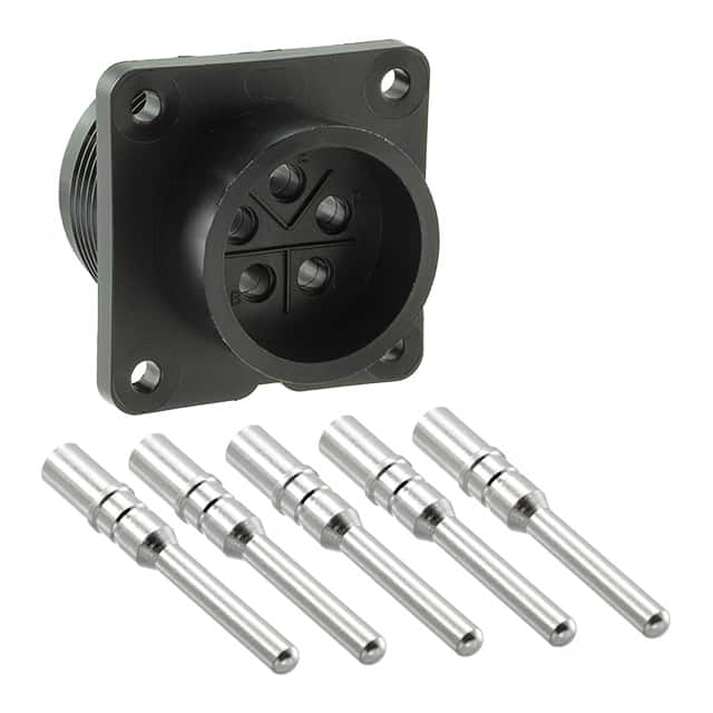 CXC3102A14S5P CONN RCPT MALE 5POS SILVER CRIMP