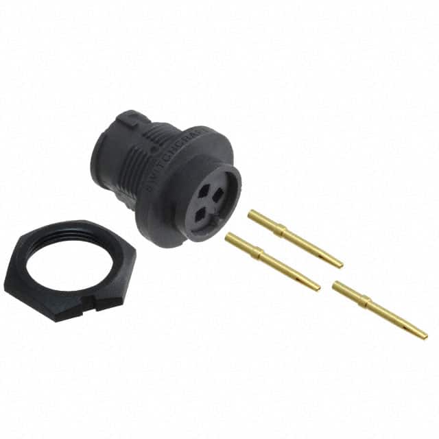 EN3P3FCX CONN RCPT FMALE 3POS GOLD CRIMP