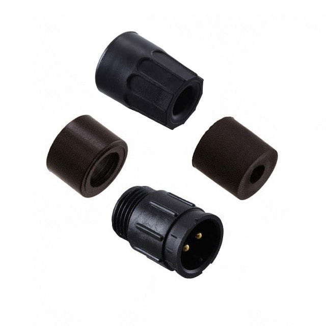 5182-2PG-321 CONN RCPT MALE 2P GOLD SLDR CUP