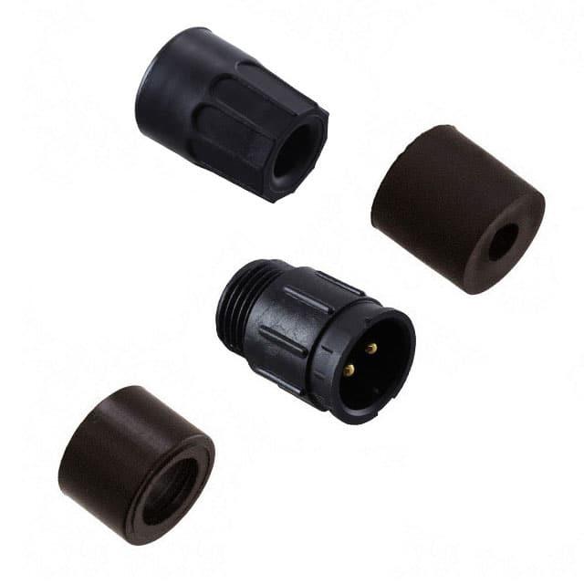 5182-2PG-330 CONN RCPT MALE 2P GOLD SLDR CUP