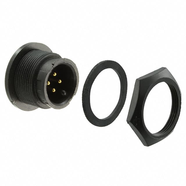 4282-4PG-3ES CONN RCPT MALE 4P GOLD SLDR CUP