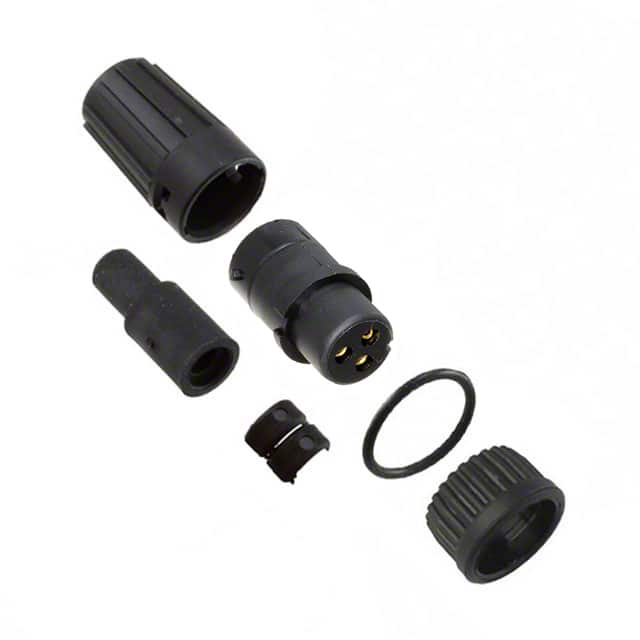 6282-3SG-516 CONN PLUG FMALE 3P GOLD SLDR CUP