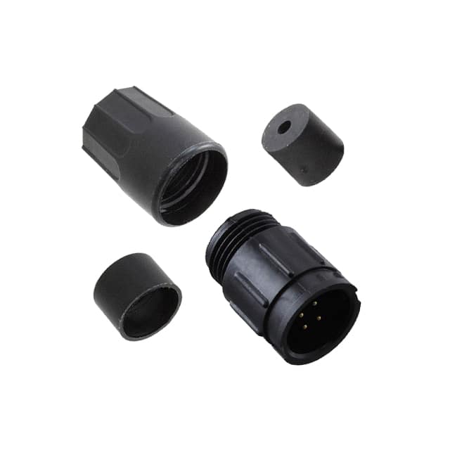 5282-4PG-315 CONN RCPT MALE 4P GOLD SLDR CUP