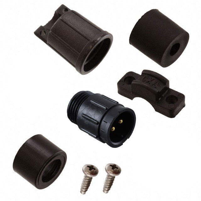5182-2PG-515 CONN RCPT MALE 2P GOLD SLDR CUP