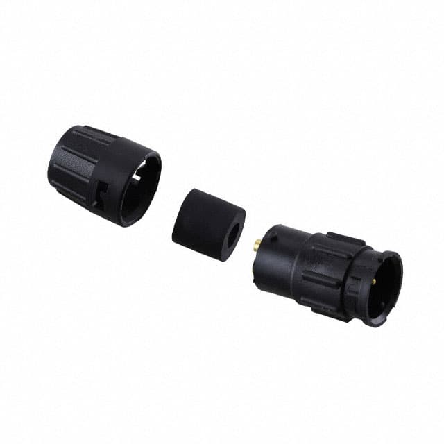 8382-3PG-321 CONN RCPT MALE 3P GOLD SLDR CUP